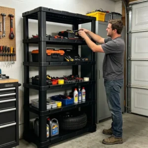 Plastic Storage Shelving Unit