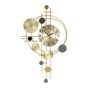 Decorative Art Wall Clock Silent Non Ticking