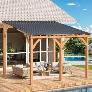 10' x 10' Outdoor Ceder Wood Gazebo