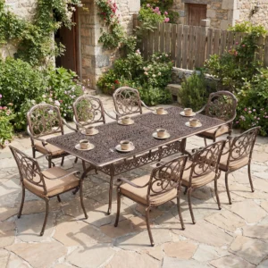 9-Piece Outdoor Patio Dining Set